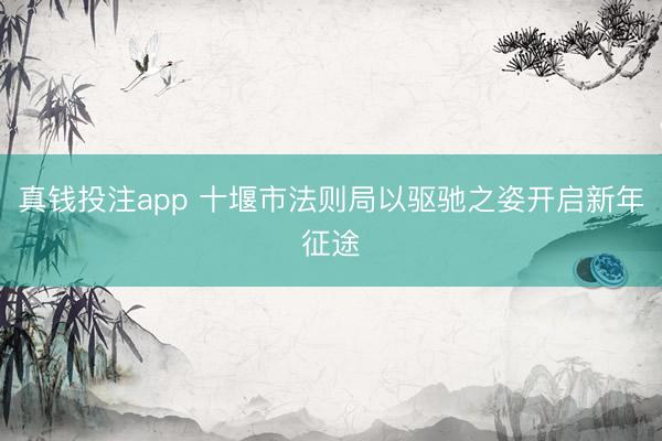 真钱投注app 十堰市法则局以驱驰之姿开启新年征途