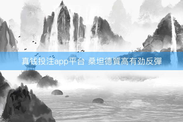 真钱投注app平台 桑坦德質高有劲反彈